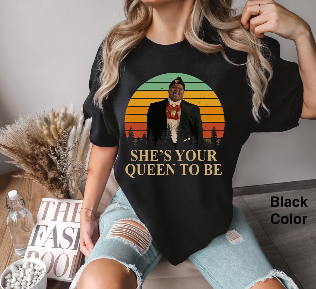 Oha Coming to America She's Your Queen to Be Vintage Comfort Colors T