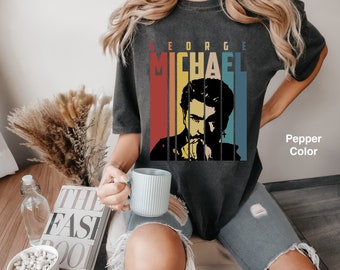 George Michael Retro Vintage Comfort Colors T-Shirt, Funny George Michael Shirt, Music Vintage Shirt, Gift Tee For You And Your Friends 2023
