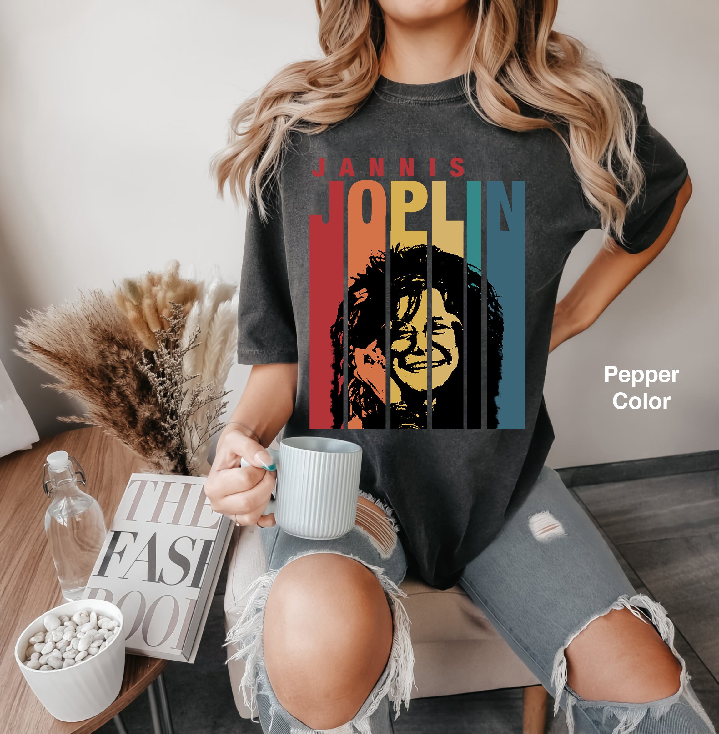 Camiseta janis joplin mujer sale