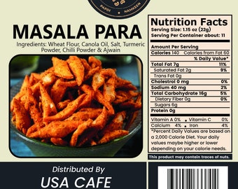Custom Food Label Design
