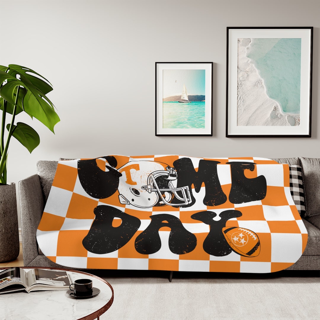 Tennessee Vols Game Day Sherpa Blanket Stadium Blanket Etsy