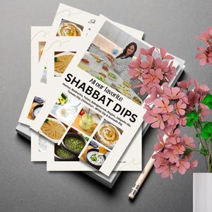Shabbat Dips Recipes eBook | Printable Holiday Collection