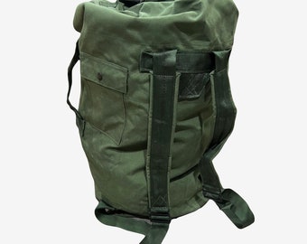 US Army Sea Bag GI Genuine Military Issue Duffle Bag Cordura Nylon 2 Carrying Straps Backpack  Bug out bag.