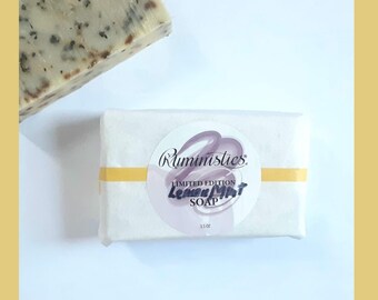 Lemon Mint Handcrafted Bar Soap with Essential Oils