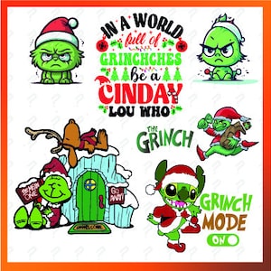 Grinch Face Svg, Grinch Hand, Grinch SVG Bundle, Grinch Ornament, Grinch smile, Green Character svg, Grinch Christmas svg, Christmas Grinch