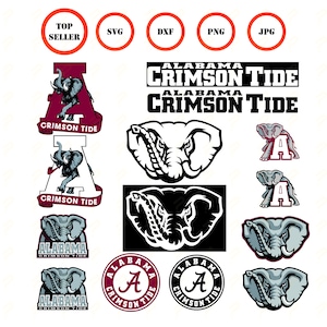Alabama Crimson Tide SVG PNG: Roll Tide Football (digital Download) - Etsy