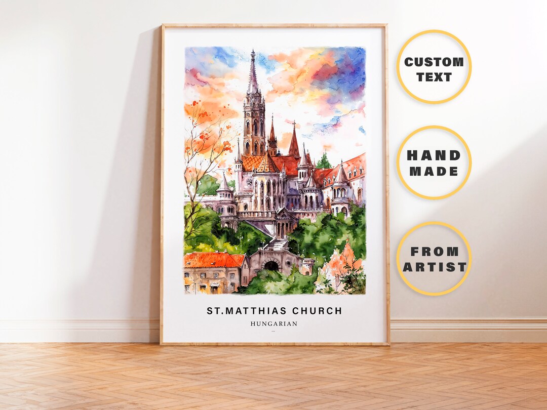 Budapest Stadt Poster Schwarz-Weiß 30x40cm - Minimalistische Wandkunst Für Wohnzimmer