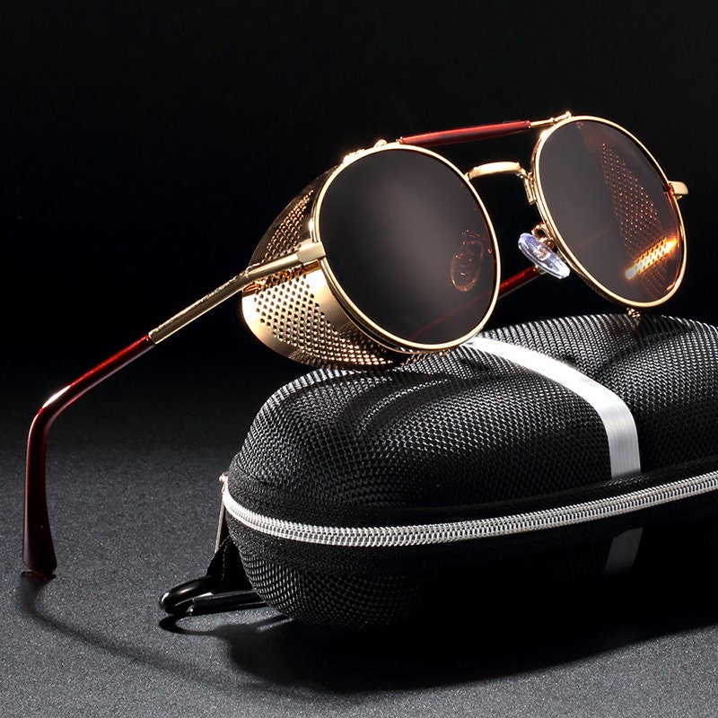 Designer sunglasses best sale with side shields
