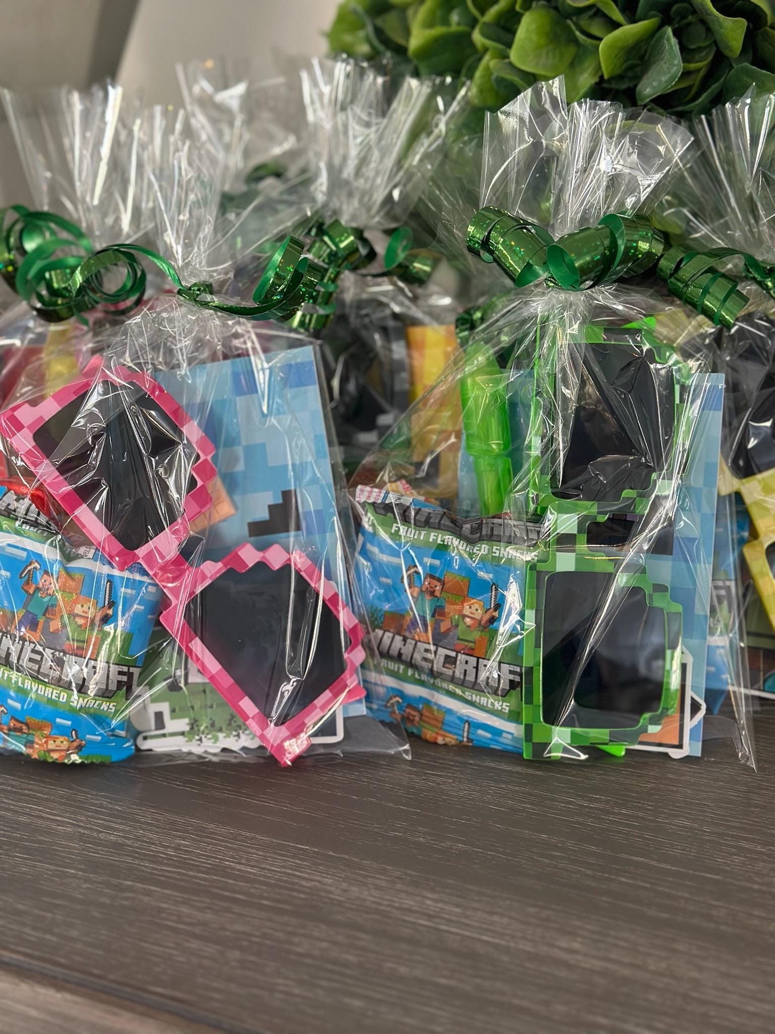 Nut-Free Candy Bag + Minecraft Toys