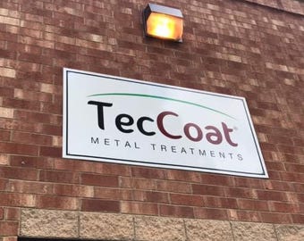 Custom ACM Panel Sign with Printed Vinyl Graphics | Indoor & Outdoor Business Signage