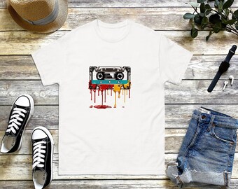 The death of the cassette tape. Retro T-shirt.