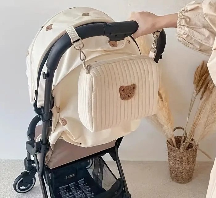 Bolso de maternidad Patrón de costura para hacer carrito de bebé , bolso  para carro bebe con cremallera y asas , organizador carro bebe -  España