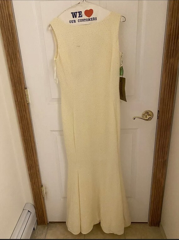 Vintage Morton Myles Cream Dress Size 10 New w Ta… - image 2