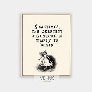 Motivational Quotes, Alice in Wonderland Quote Print, the White Rabbit ...