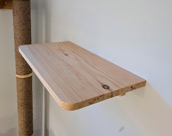 Cat Shelves Pet Feeder Shelf Elevated Dog-Proof Feeding Stand