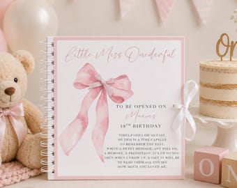 Personalised Time Capsule Book, Time Capsule,1st Birthday Memory Book, Keepsake Book, Baby's 1st Birthday, First Birthday, 1st Birthday Gift