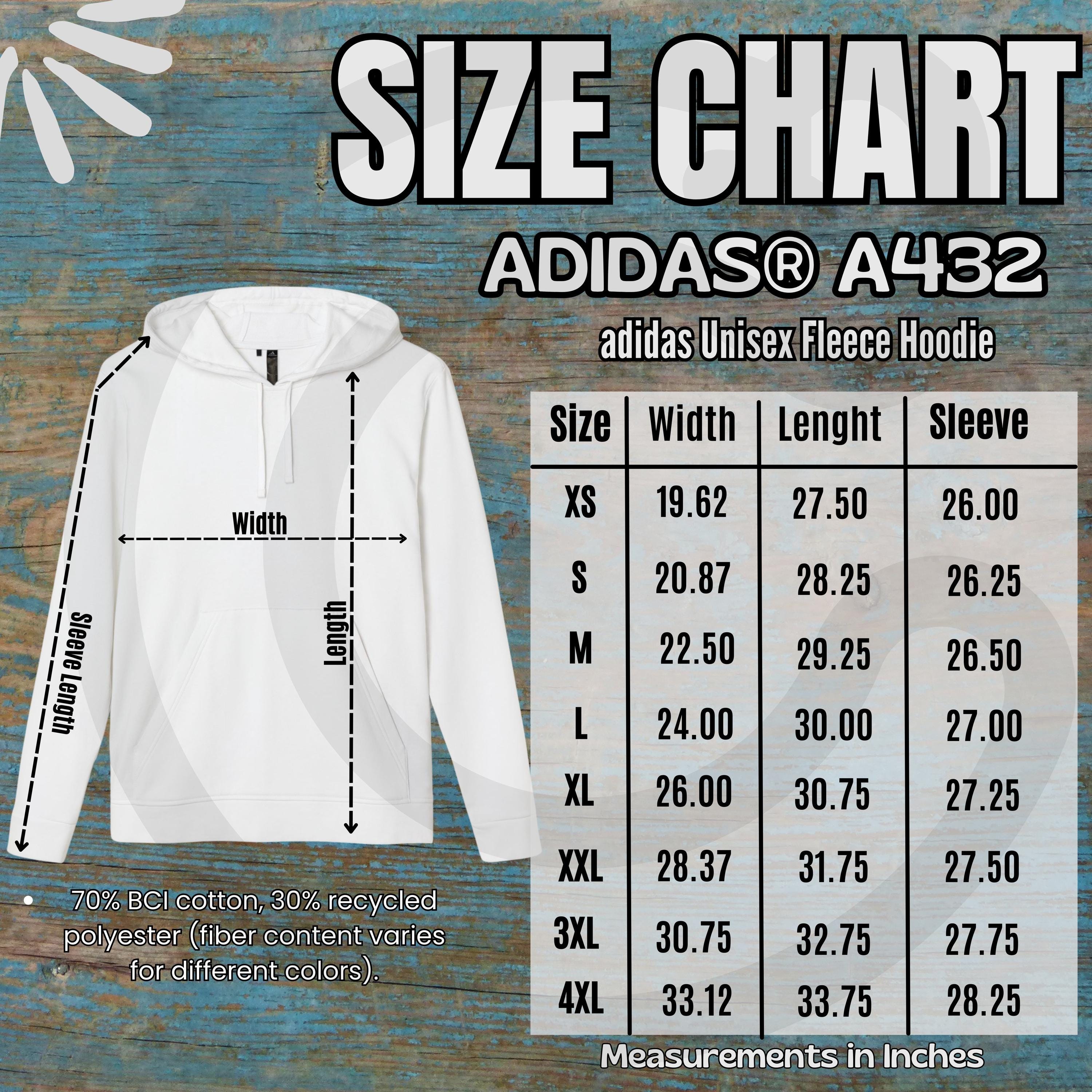 アディダス A432 サイズ表、アディダス A432 パーカー サイズ表、ユニ