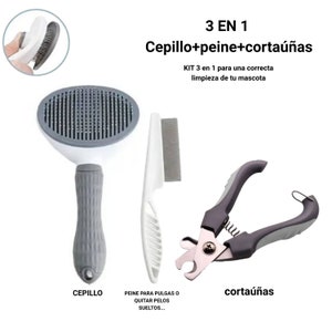 pet grooming kit, pet brush, dog and cat brush, pet brush+comb+nail clipper, flea comb.