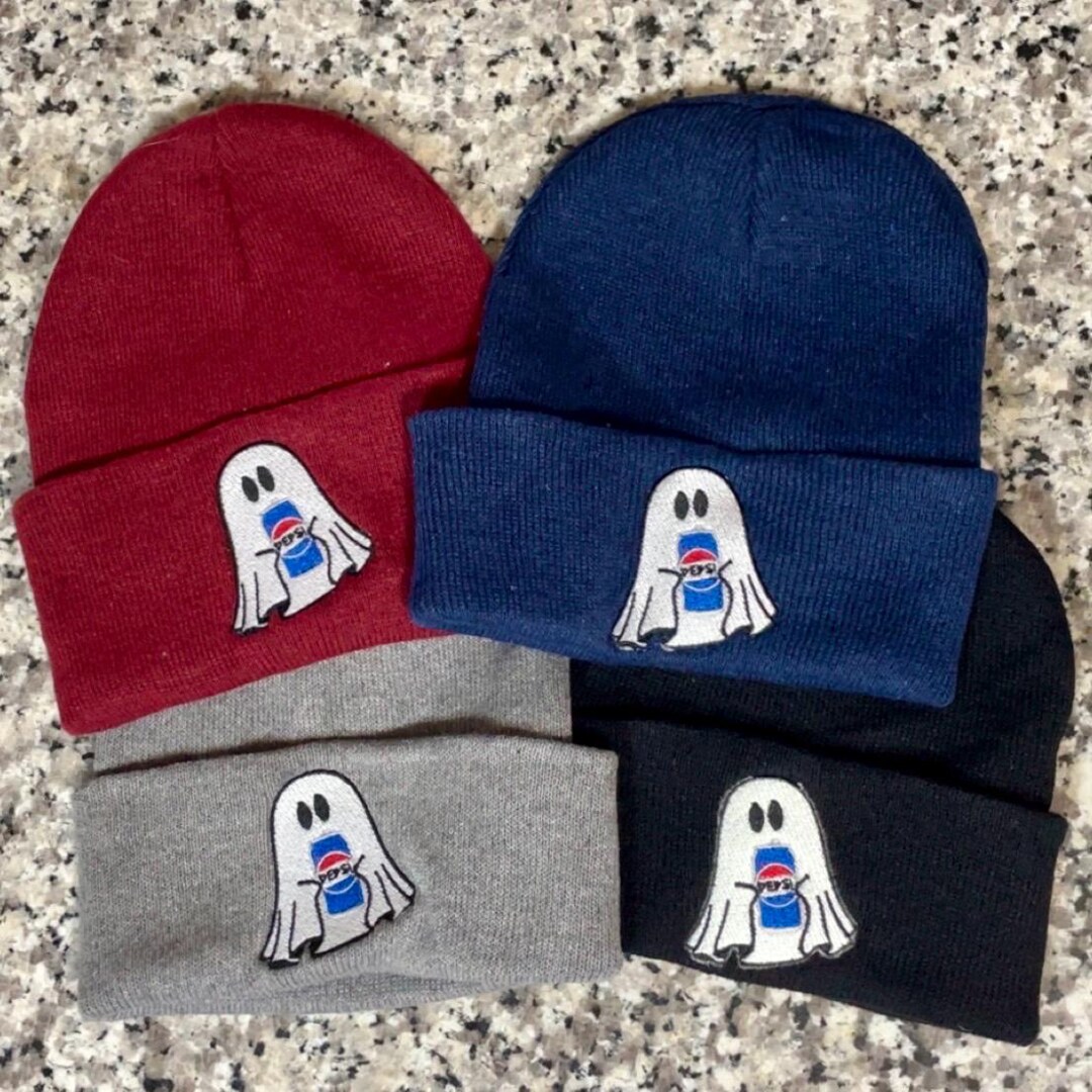 Pepsi Ghost Beanie, Pepsi Ghost, Glow-in-the-dark Beanie Machine ...