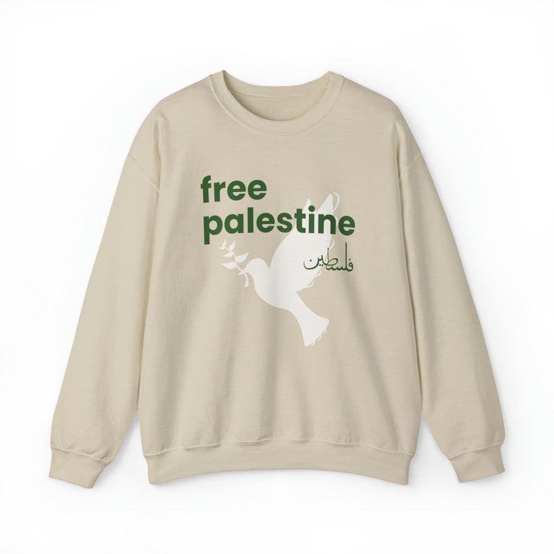 Free Palestine Sweatshirt Unisex - Baumwolle-Polyester Mix | Verschiedene Farben & Größen