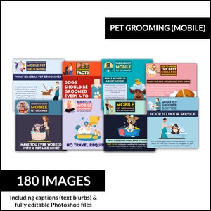 Local Social Posts: Pet Grooming (Mobile)
