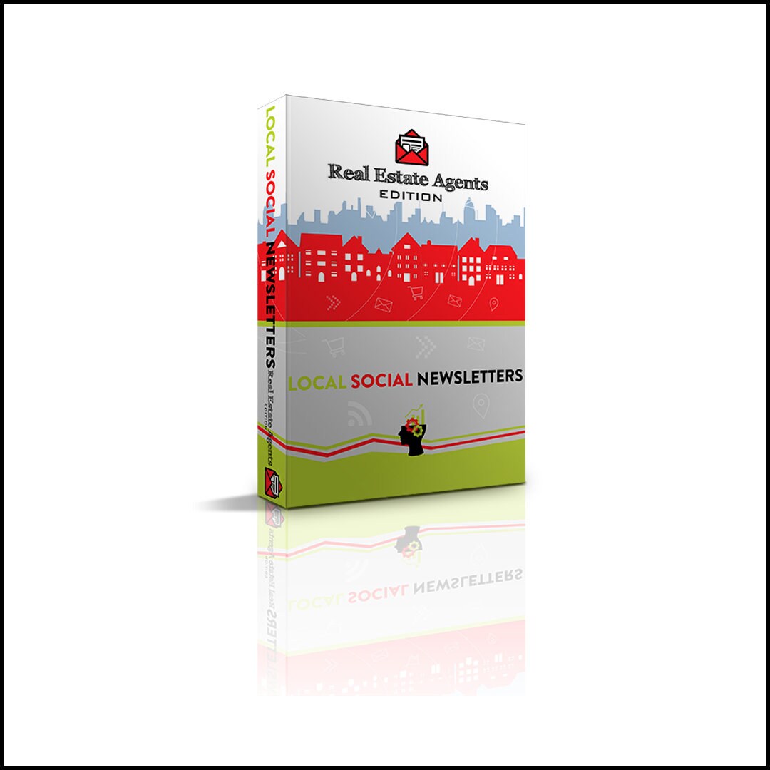 Local Newsletter Local Social Newsletters: Real Estate Agents Edition - Etsy