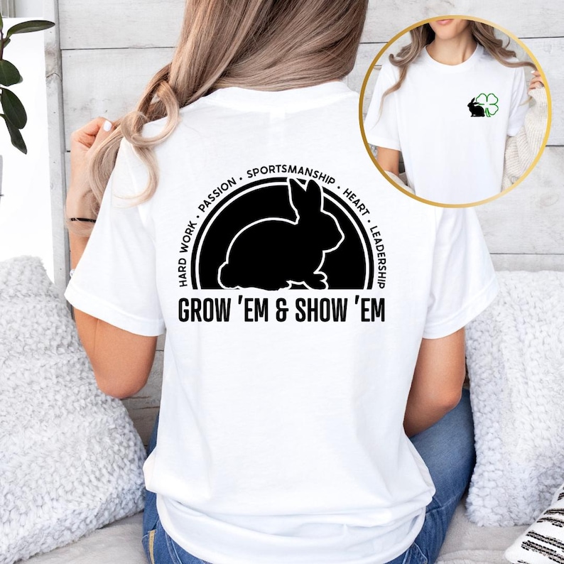 4-H Rabbit Show T-shirt: Proud Bunny Fan Gift - Etsy