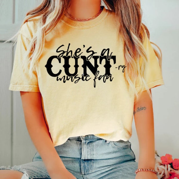 cunt-ry music fan tshirt country shirt country music lover shirt countryside appeal southern charm t-shirt  concert shirt country concert