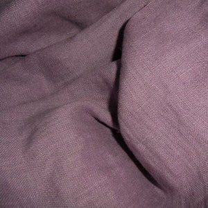 Soft 100% linen fabric, stonewashed, 185 g/m2, European flax, OEKO-Tex certified, 145cm or 57 inches width, Wood Rose color
