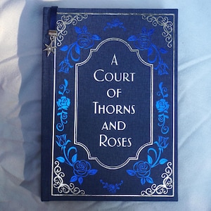 Hand-Bound Hardcover of “A Court of Thorns and Roses” by Sarah J. Maas | Rebound Collector’s Edition Fantasy Romance Book