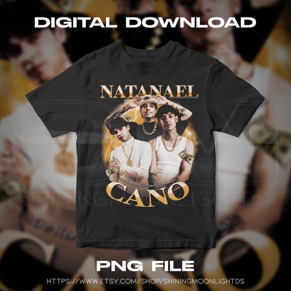 Natanael Cano - Bootleg Design for DTG printing (Digital File)
