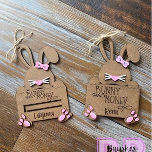 Easter Basket Gift | Gift Card Holder | Money Holder | Easter Decor | Seasonal Decor | Easter Bunny | Easter Gifts | Bunny Money | Gift Idea