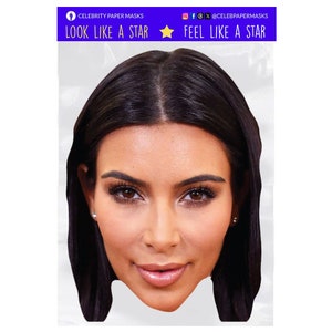 Kim Kardashian Celebrity Face Mask