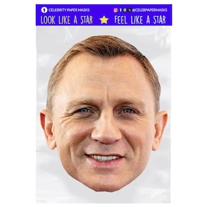 Daniel Craig - 007 Maschera facciale per celebrità