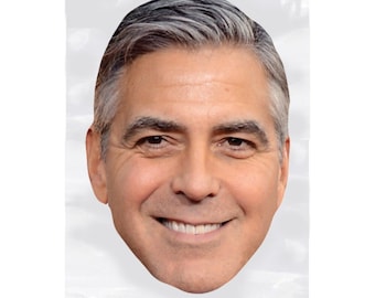 George Clooney Celebrity Face Mask