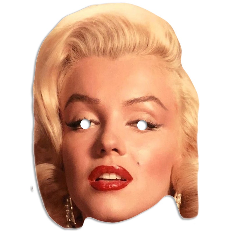 Marilyn Monroe the Blonde Bombshell Celebrity Face Mask - Etsy