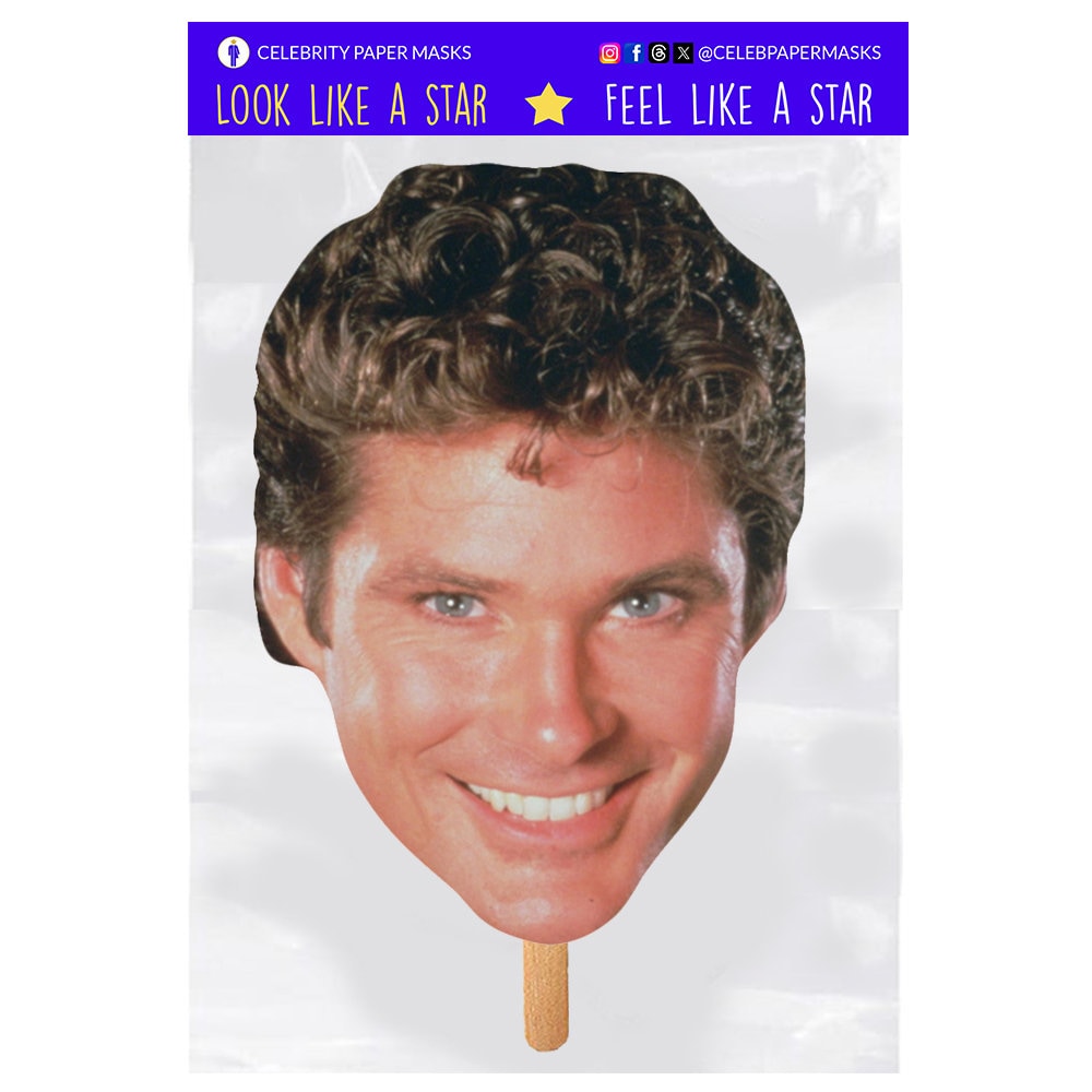 Bryson DeChambeau Celebrity Mask - Flat Card Face Mask With Elastic Strap For Fancy Dress, Parties & Events