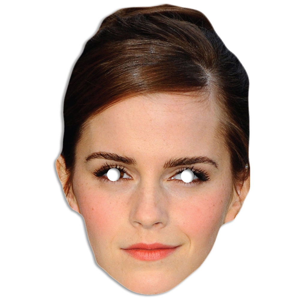 Emma Watson - Hermione Granger - Celebrity Face Mask - Etsy