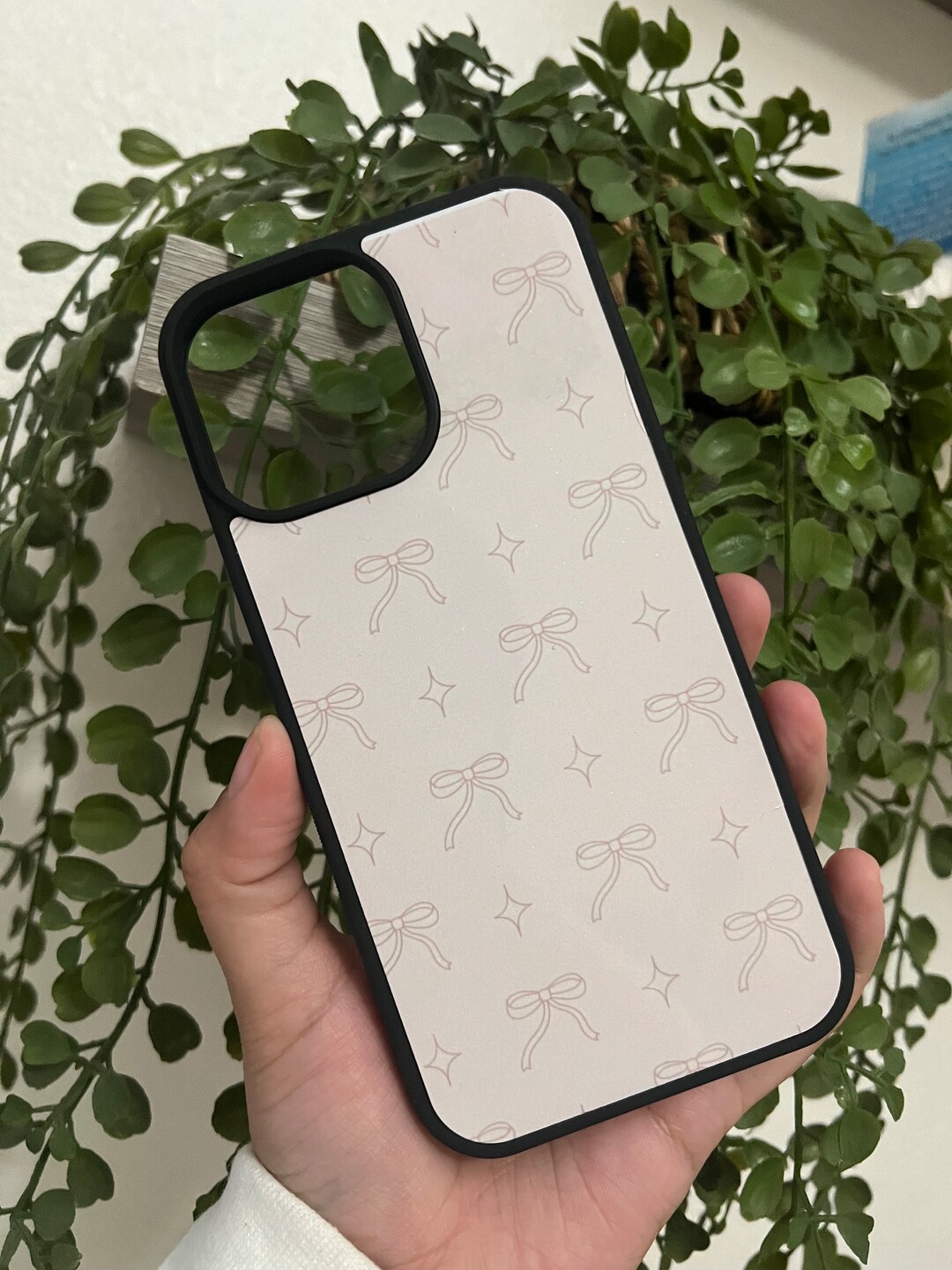 Cute Pearl Heart Bow Bracelet Case | Quà Tự Làm, Hình ảnh, Phone - Foto 7