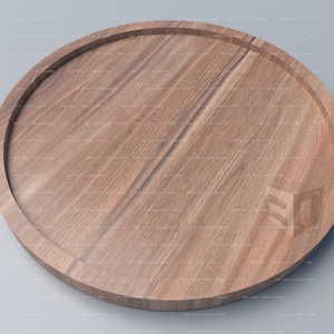 Kreis Holz Untersetzer CNC Fräsdateien (Digitaler Download)