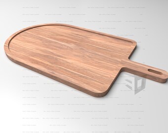 Wooden Tray CNC Files, Pizza Board, Cutting Board Design (Digital Download)