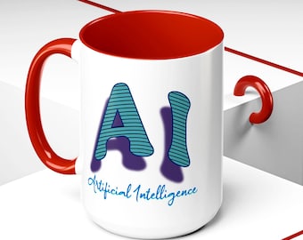 AI Coffee Mug: Artificial Intelligence Gift for Tech Enthusiasts