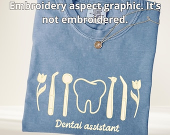 Dental Hygienist Graphic Sweatshirt, Coquette Style, Graduation Gift