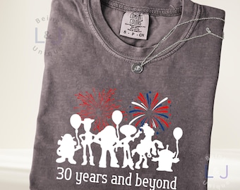 30th Anniversary Cartoon Tee, Friendship Shirt
