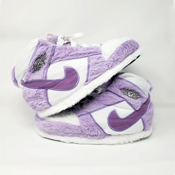 jordan plush jordan sneaker slippers