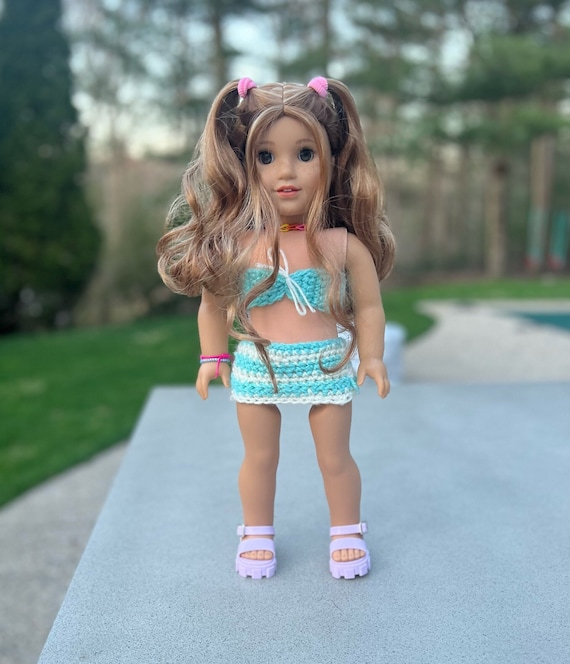 American Girl Doll Crocheted Outfit Fits All 18