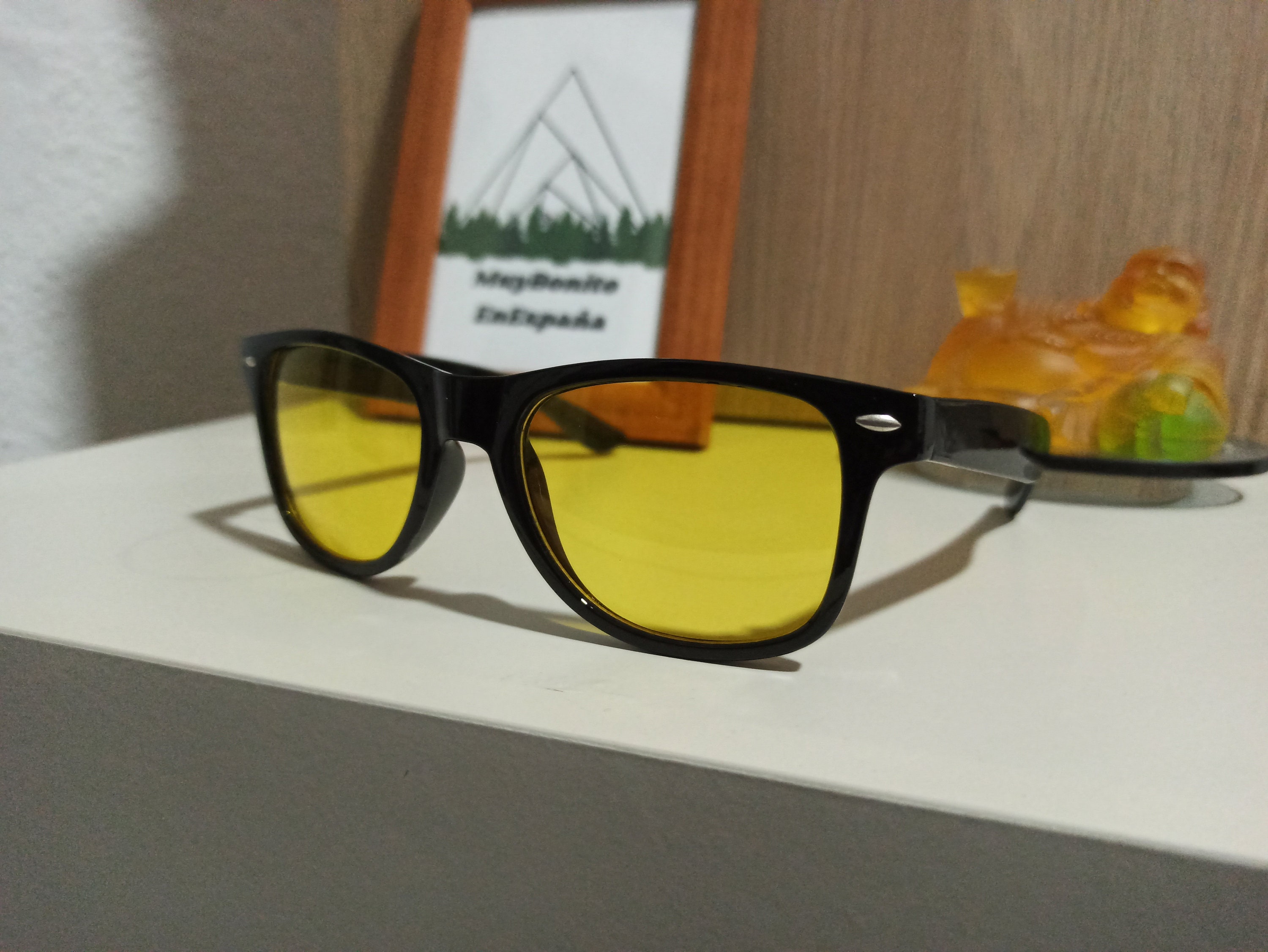 Yellow lens sunglasses