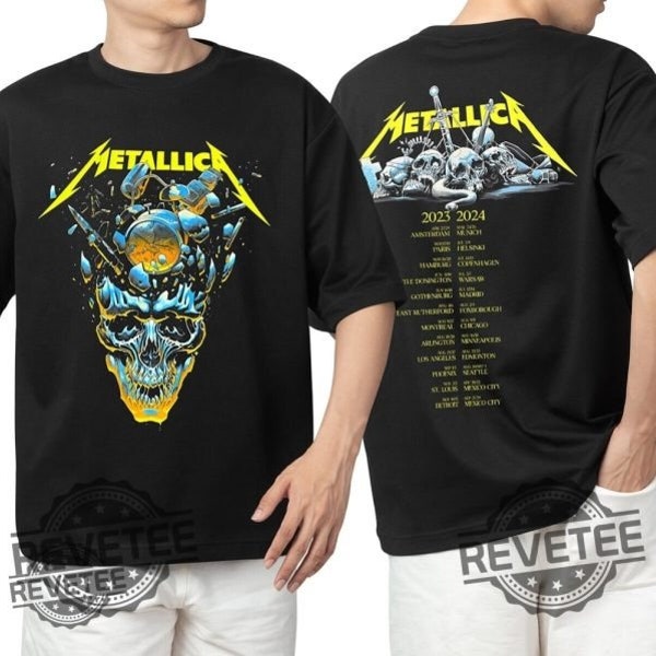 metallica m72 tour t shirt