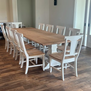 Table and Chairs, Table and bench, Custom Farmhouse Table, Dining Room Set, Farmhouse Dining Set, Farmhouse Table, Farmhouse Dining Table,