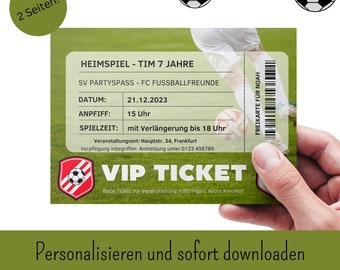 Football invitation digital invitation to print football invitation card football birthday football motto children's birthday football party